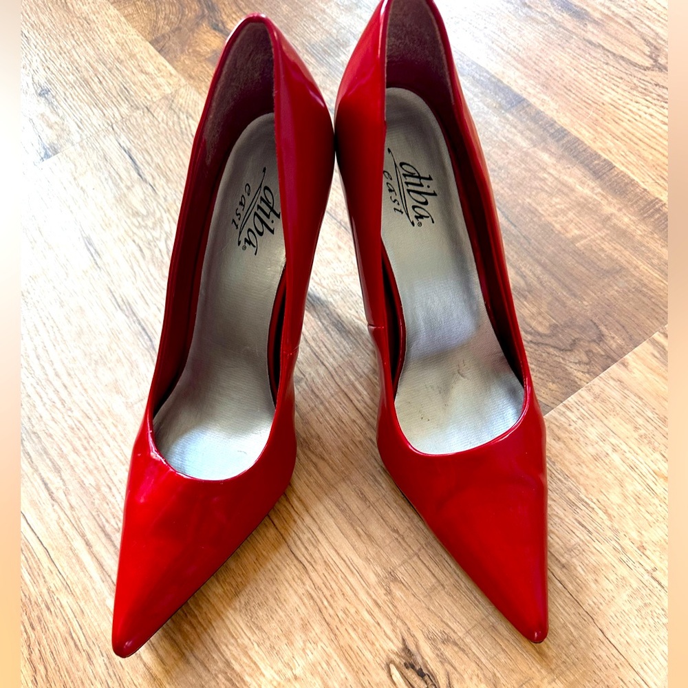 Diba East Red Patent Leather High Heels